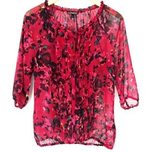EXPRESS Sheer Blouse
